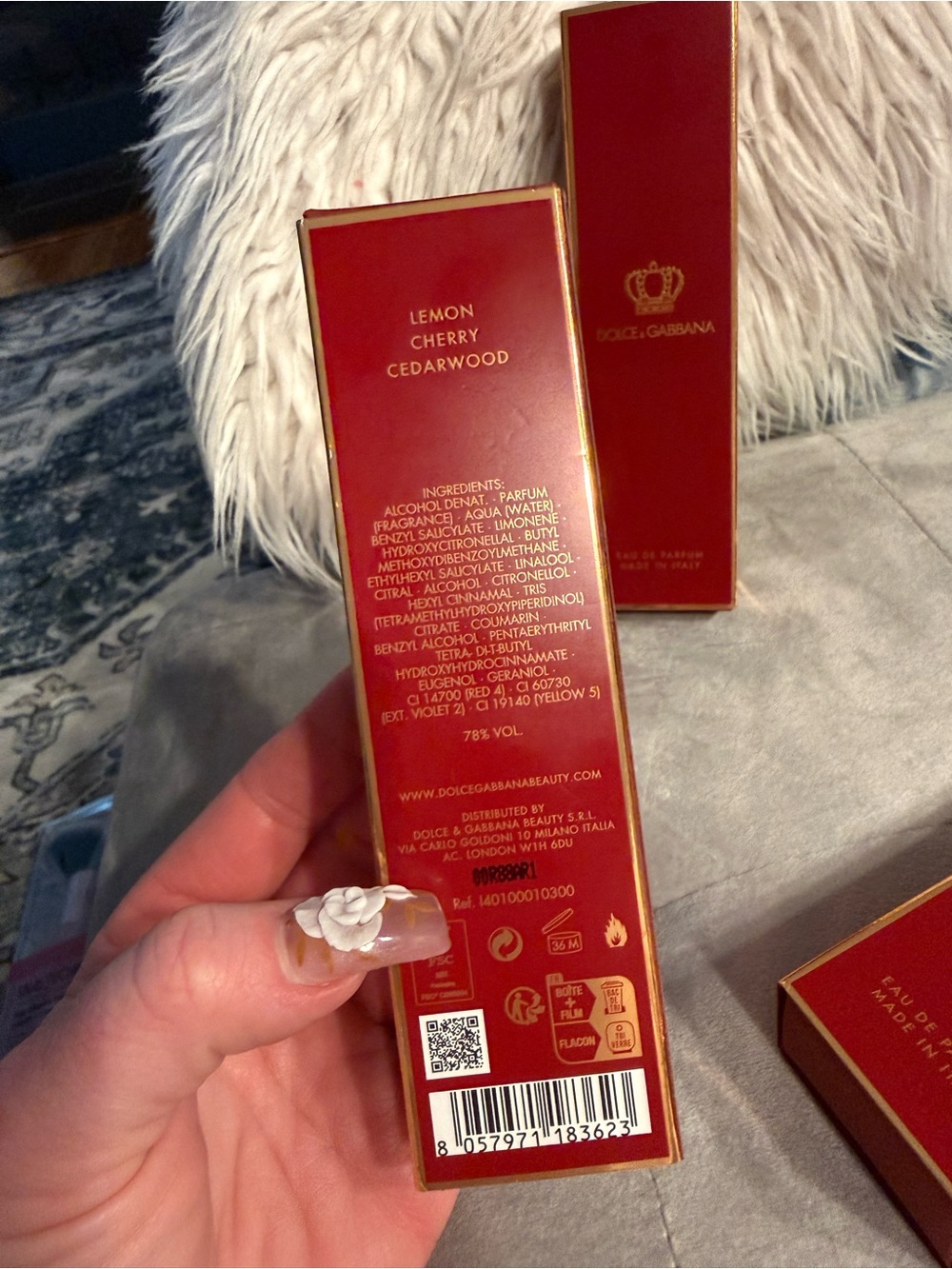 Dolce & Gabbana Red & Gold Eau de Parfum Box 3 pack NWT - Picture 2 of 3
